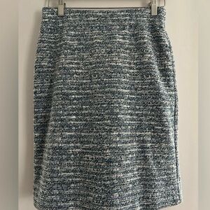 Ann Taylor blue pencil skirt